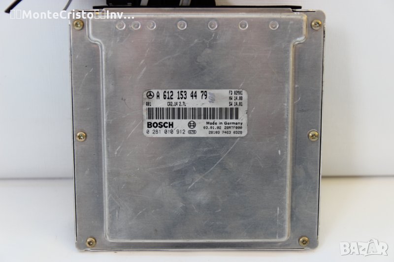 Моторен компютър ECU Mercedes W203 / A6121534479 / A 612 153 44 79 / 0 281 010 912 / 0281010912, снимка 1