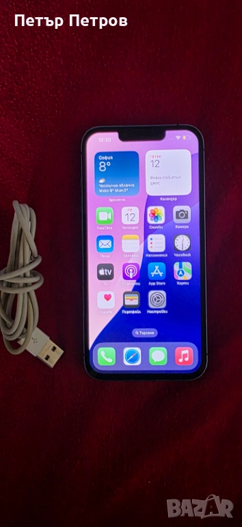 iPhone 13 Blue 128GB 88% battery-Без Забележки!, снимка 1