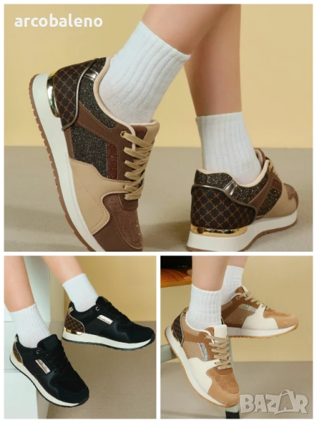 Дамски ниски маратонки, 3цвята , снимка 1