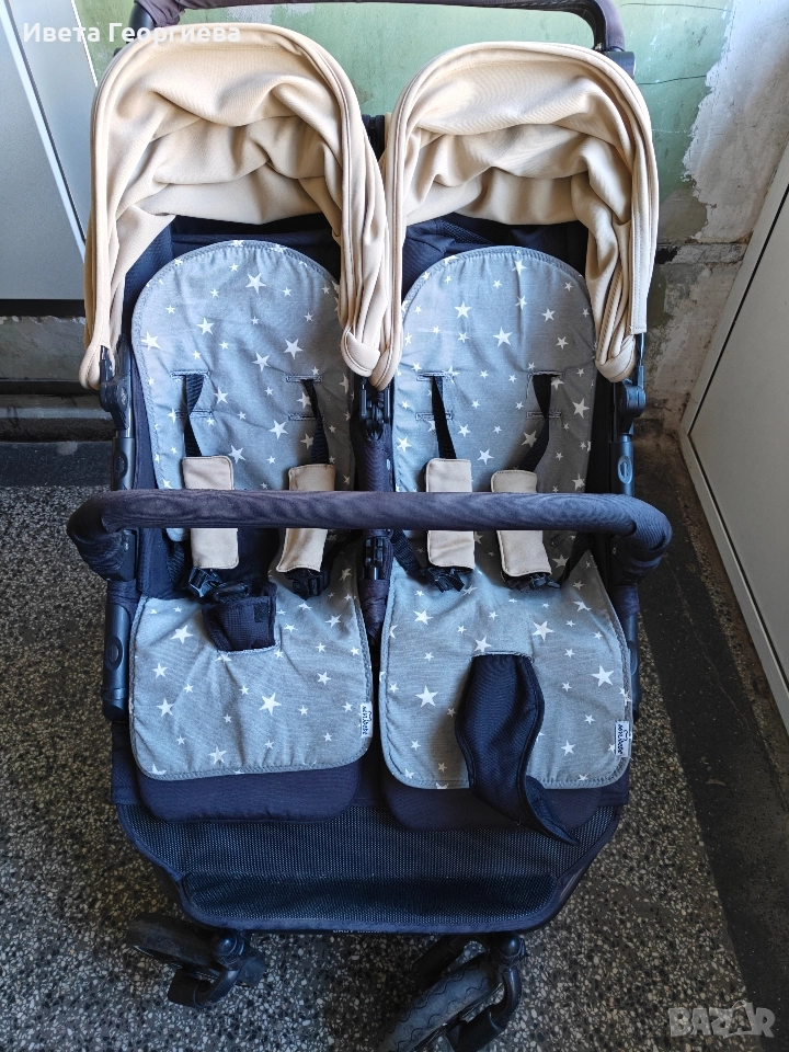 Детска количка за близнаци Easy Twin 3, снимка 1