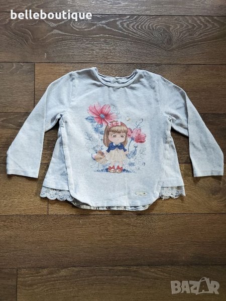 Блуза Майорал Mayoral с дантела 86 см. 18 месеца, снимка 1