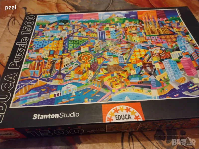 Пъзел "Barcelona" Philip Stanton 2014г. Educa 1500 части, снимка 1