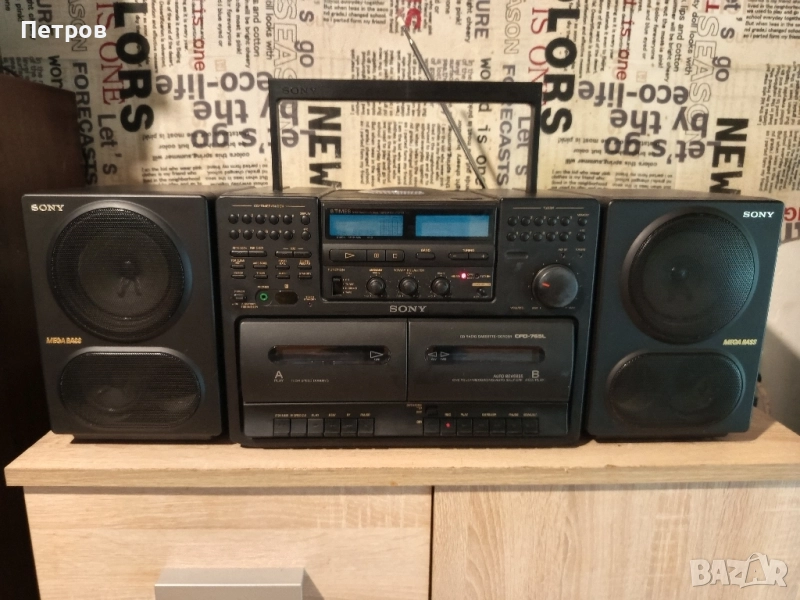 Касетофон"SONY"CFD-765L, снимка 1