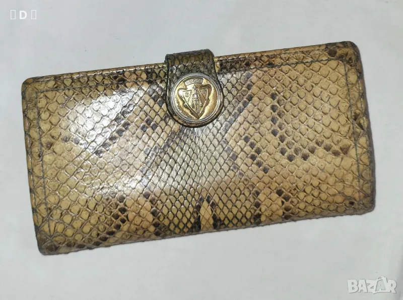 GUCCI оригинално портомоне ПИТОН, снимка 1