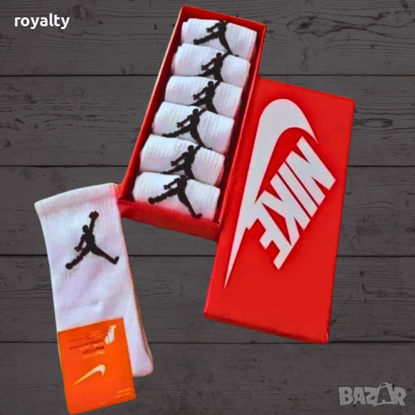 Чорапи Jr 6 Чифта Бели, снимка 1