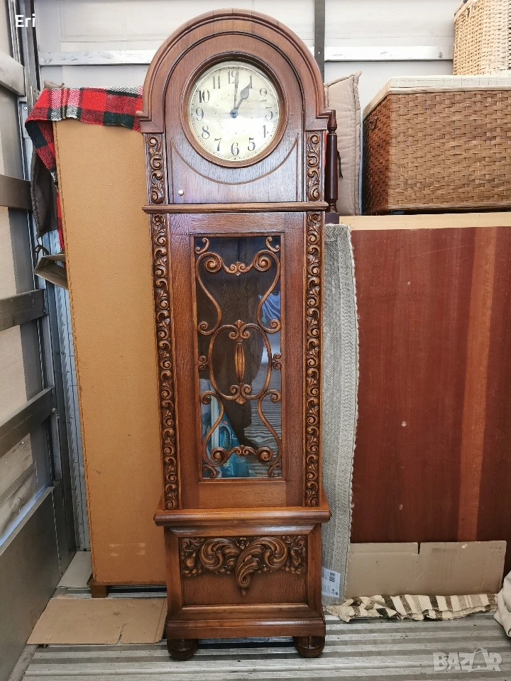 Стоящ/паркетен античен часовник, снимка 1