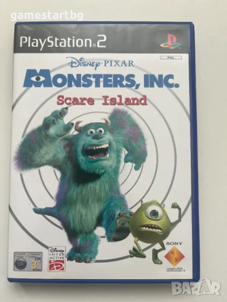 Disney Pixar Monsters Inc Scare Island  за PS2, снимка 1