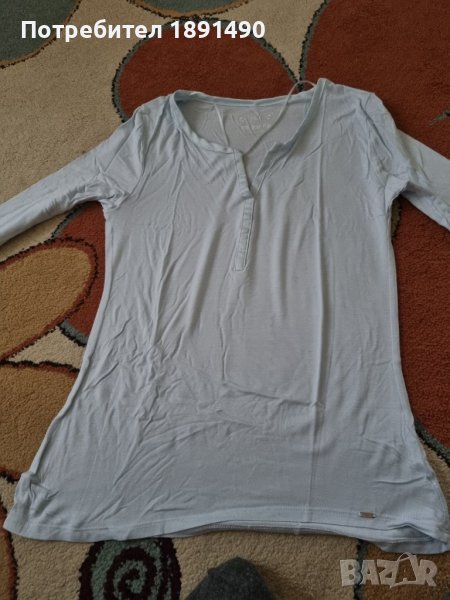 Фина трикотажна блуза с дълъг  ръкав , снимка 1