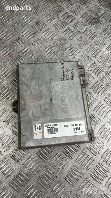 Компютър Renault 19 1.7i 1990г. S100811102 7700731802 , снимка 1