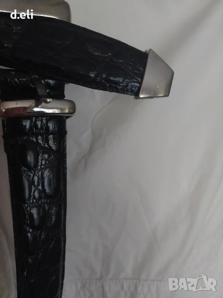 Унисекс! Gucci/ Stefano Vernizzi Parma. 100% Кожа (крокодил) Фирмен Кожен колан, снимка 1