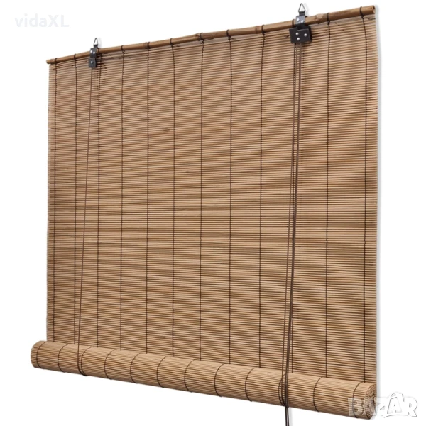 vidaXL Кафява бамбукова роло щора 140х160 см(SKU:241330), снимка 1