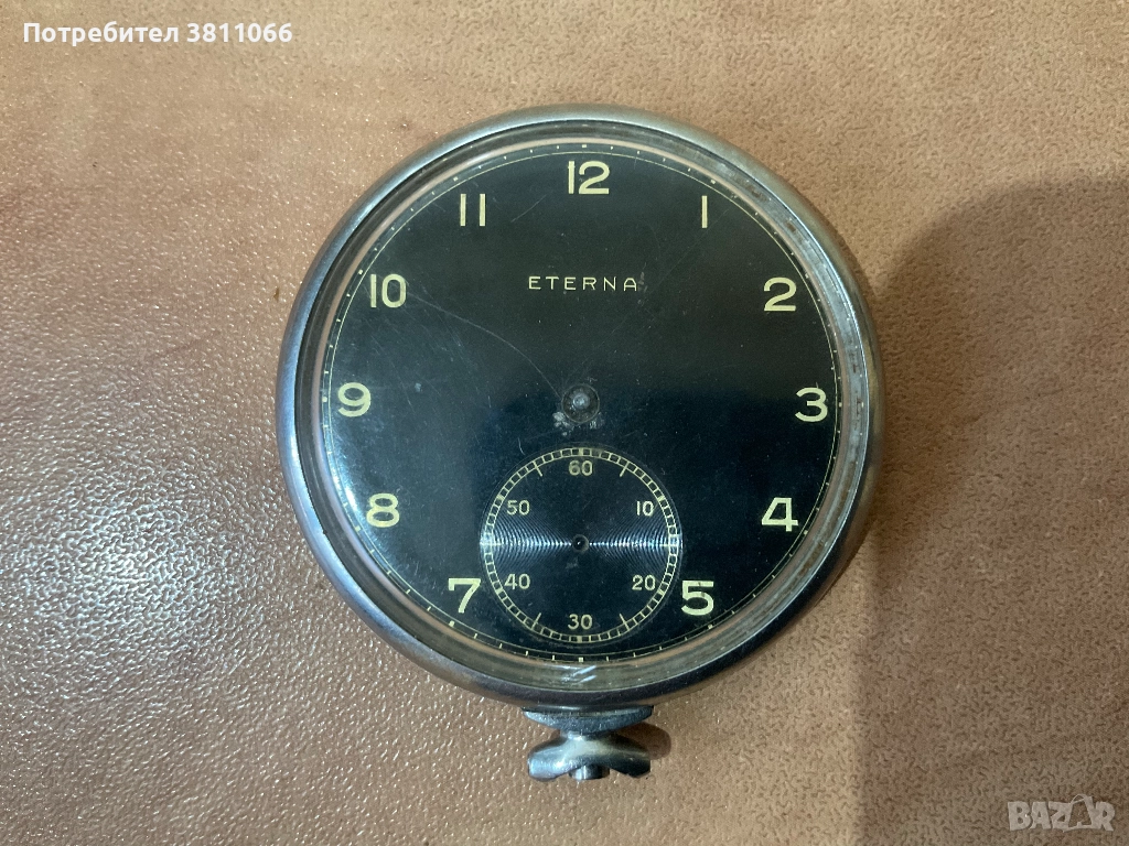 Щвейцарски джобен часовник Етерна/ Eterna- не работи , снимка 1