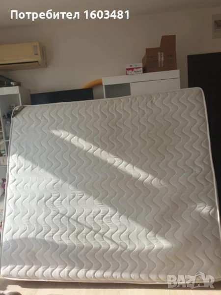 Еднолицев пружинен матрак Hergra 164/190/22см, снимка 1