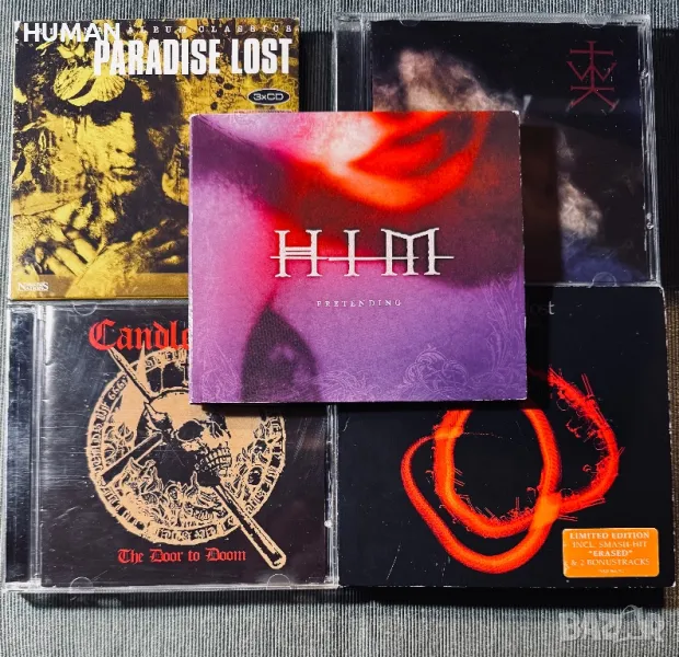 Paradise Lost - Candlemass - Wounded Kings - HIM, снимка 1