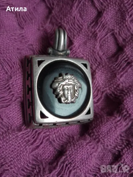 сребърна висулка versace, снимка 1