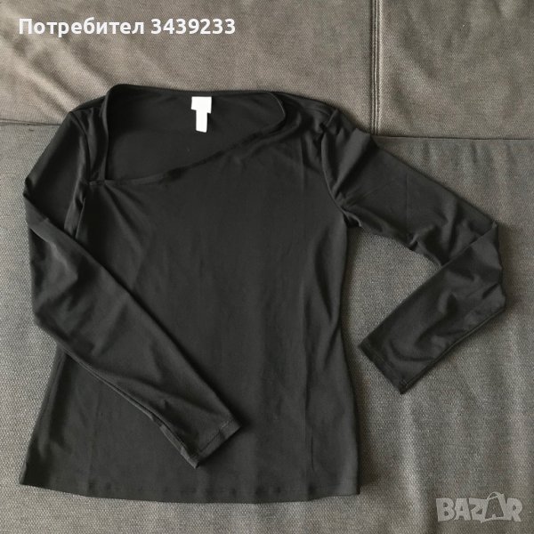 Черна блуза H&M M, снимка 1