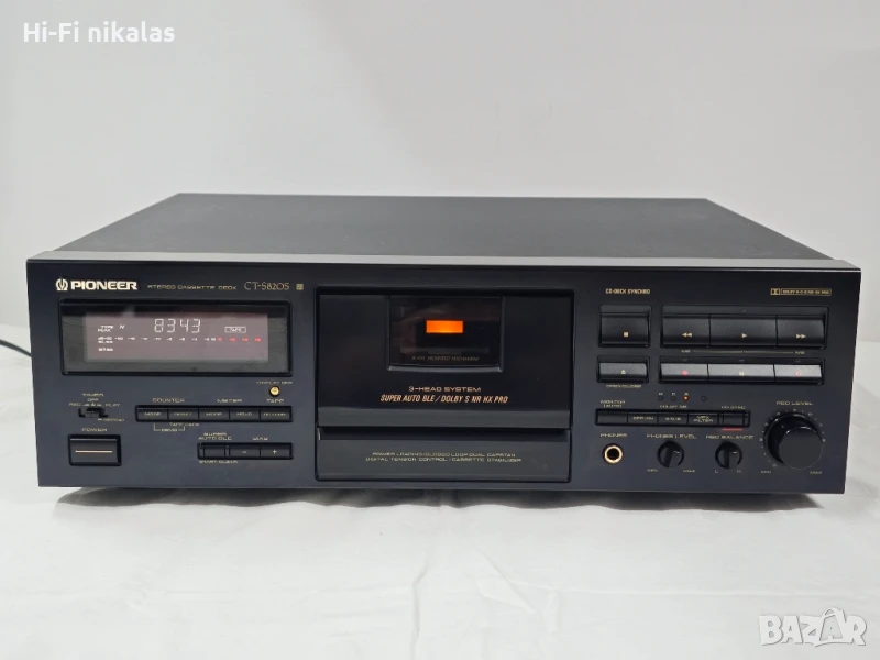 стерео касетъчен дек PIONEER CT-S820S, снимка 1