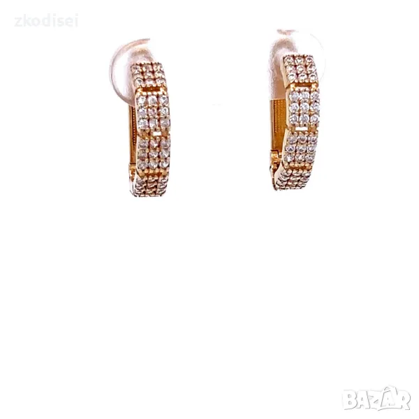 Златни обеци 2,74гр. 14кр. проба:585 модел:1132-5, снимка 1