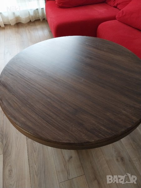 Дървена, масивна холна маса , снимка 1