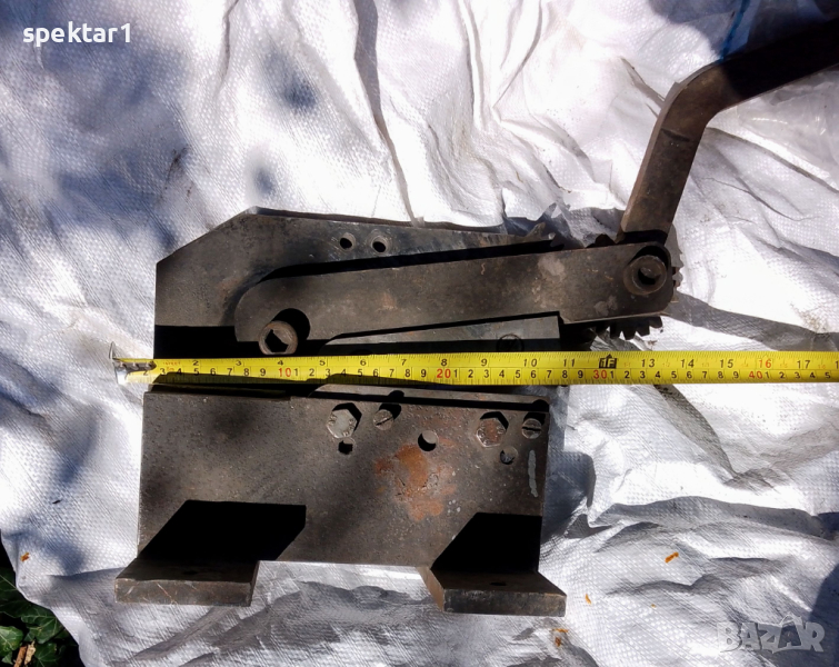 Голяма ръчна гилотина стария материал, снимка 1