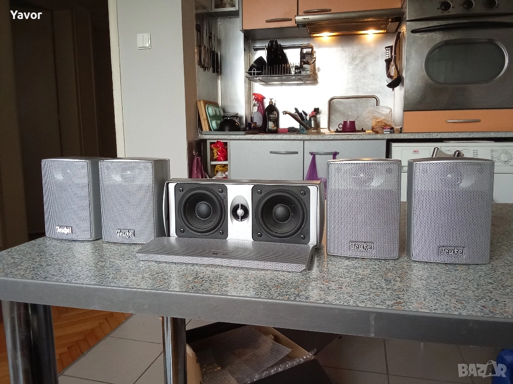 5.1 колони TEUFEL - 4 съраунда + център, снимка 1