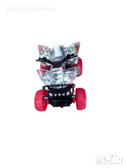 Играчка Бъги с батерии,ходещо на задни гуми,светещо със звук, снимка 1