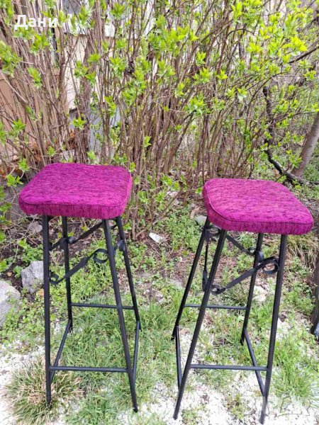 Намалена 2 броя бар столове , снимка 1