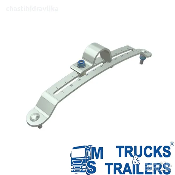 Поцинкована монтажна скоба за калник Ø34 60167121, снимка 1