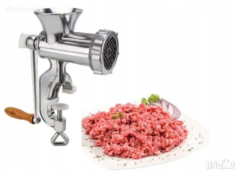 Мултифункционална ръчна мелница – за месо, колбаси и бисквити, снимка 1