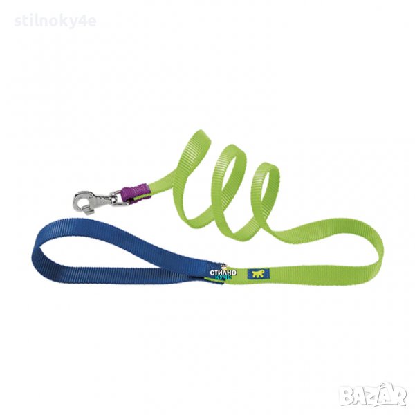 Текстилен повод за куче Кучешки повод Кучешки поводи в неонови цветове Текстилни поводи за кучета, снимка 1