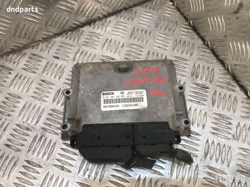 Компютър за Fiat Punto, 1.9 JTD, 2000г. 0281001955 , снимка 1