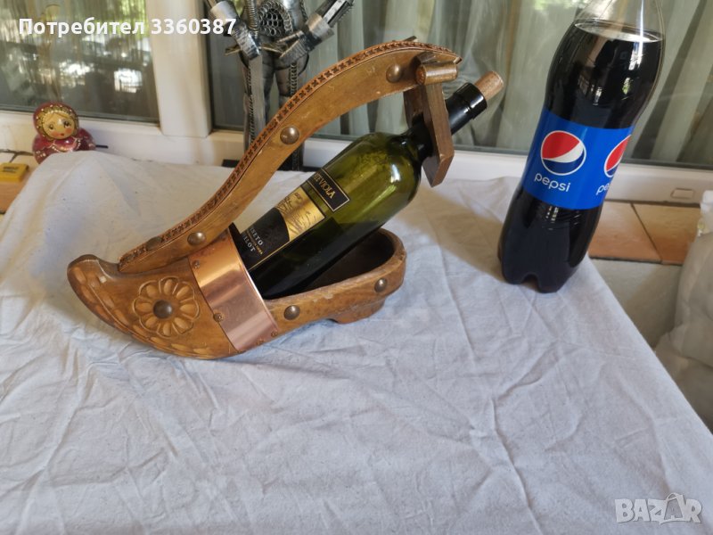 Ретро Холандска обувка за вино, снимка 1