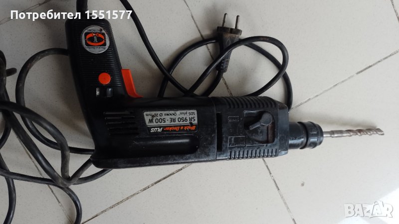  Перфоратор Блек Декер работи перфектно , снимка 1