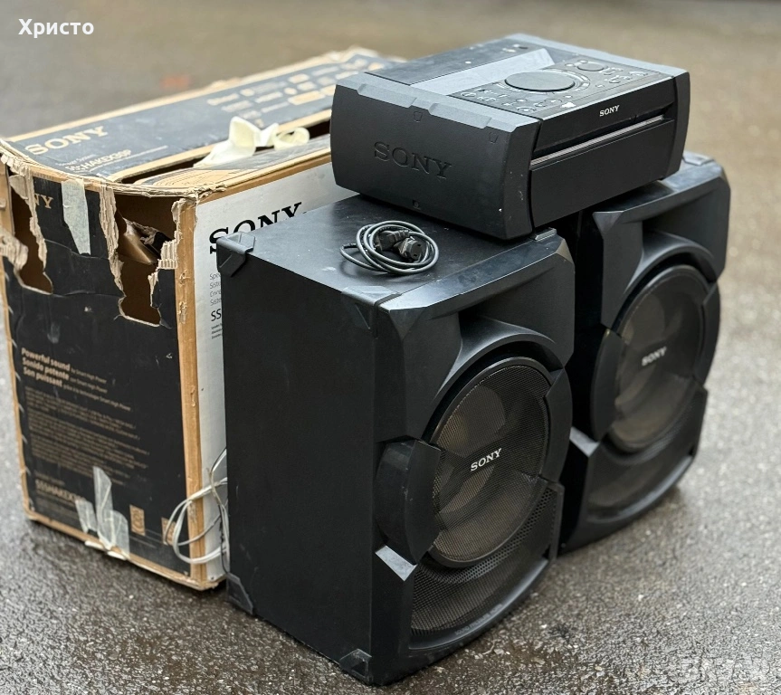 Аудио система Sony SHAKE-X30 High Power, Bluetooth, NFC, Party music, снимка 1