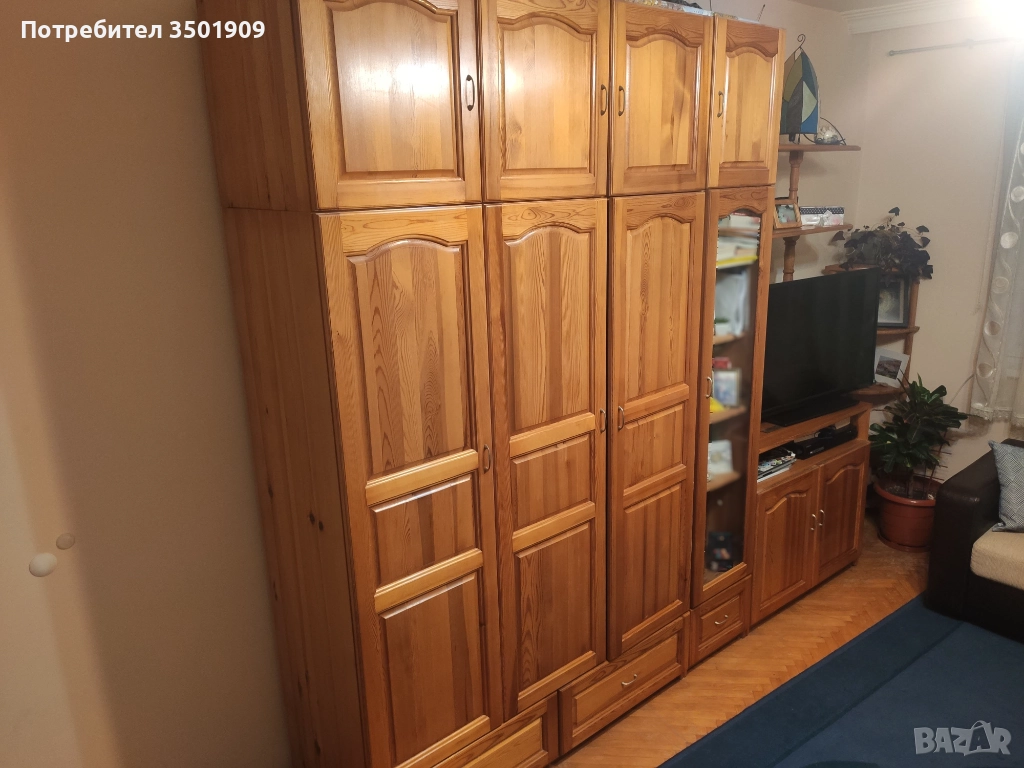 Холна секция - гардероб + ТВ шкаф, снимка 1