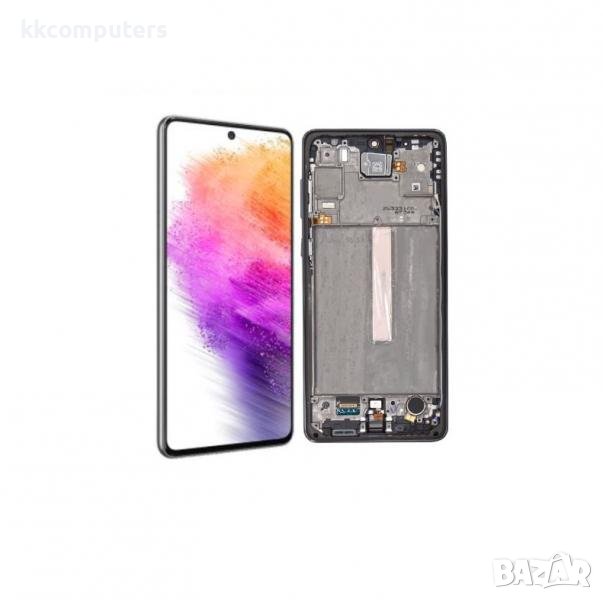 LCD Дисплей за Samsung SM-A736 ( A73 5G 2022) GH82-28884А / GH82-28686А / Тъч скрийн / Черен / Ориги, снимка 1