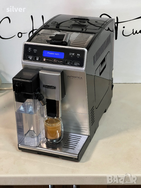 Кафемашина кафе автомат delonghı autentica cappuccino с гаранция, снимка 1