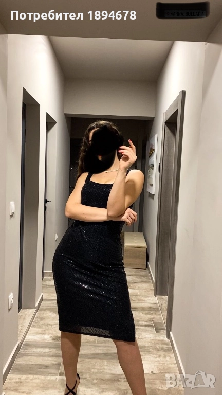 Черна парти рокля, снимка 1