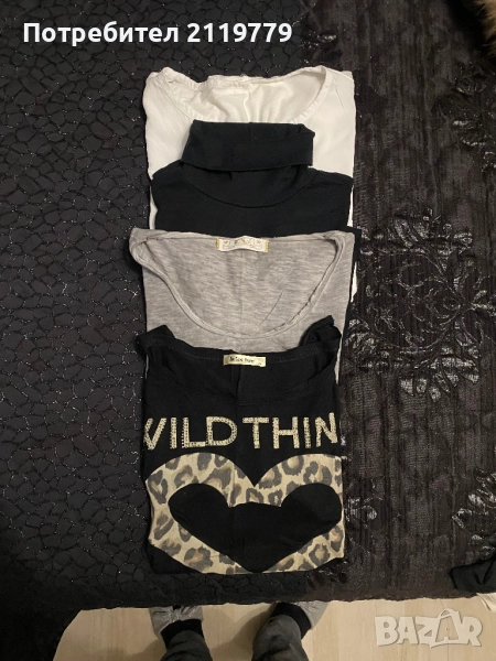 Дамски блузи с къс ръкав 4 бр за 10 лв, снимка 1