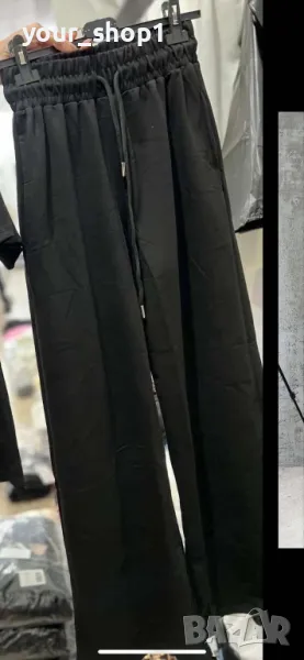 Дамско долнище със широк прав крачол , снимка 1