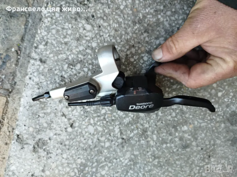 Лява комбинирана хидравлична спирачка за велосипед колело Shimano deore st m 535, снимка 1