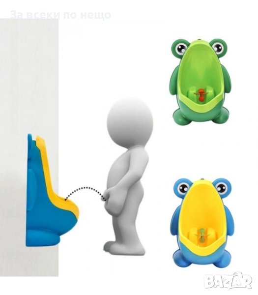 ✨Писоар за деца под формата на жабка/ Цвят: Син, Зелен, снимка 1
