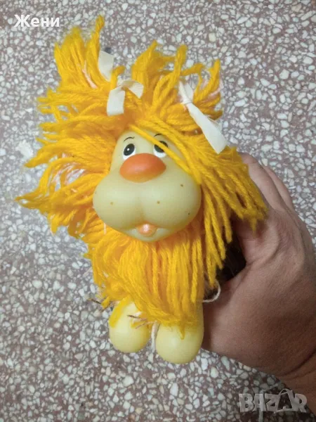 Ретро винтидж гумено кученце от 80-те/90-те, снимка 1