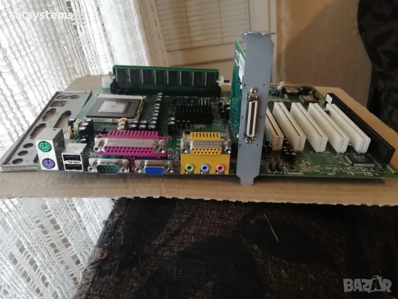 Дънна платка Wincor Nixdorf SCENIC 651/661 Socket 370 CPU+FAN+RAM, снимка 1