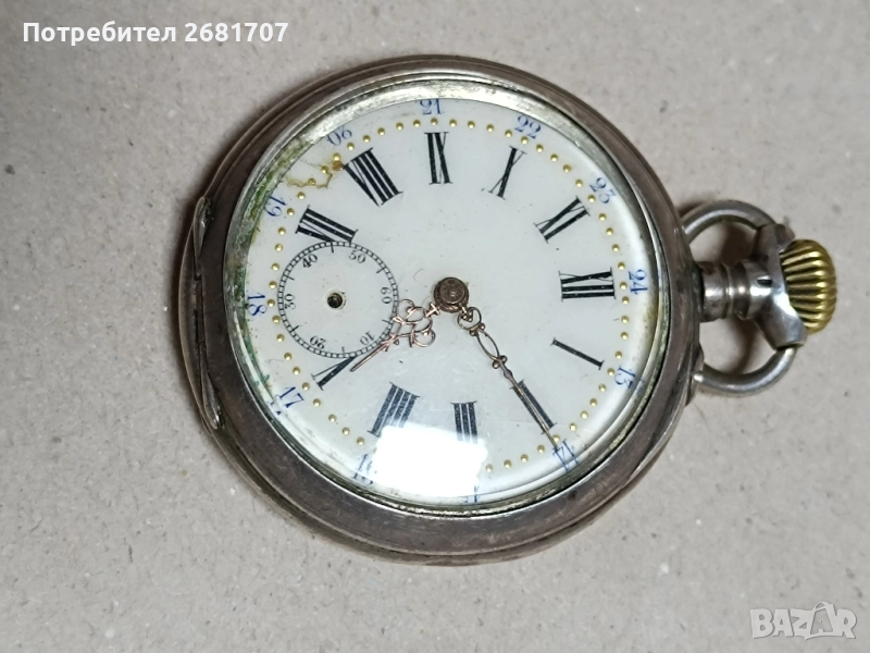 сребърен часовник , снимка 1
