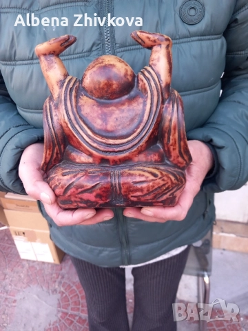 смещият се Буда -Хотей , снимка 3 - Статуетки - 52063000