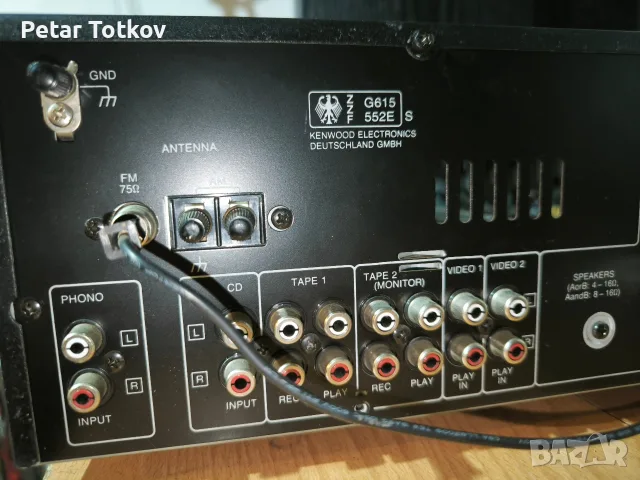 ресивър Kenwood KR A4060 с тонколони Yamaha, снимка 5 - Ресийвъри, усилватели, смесителни пултове - 55876120