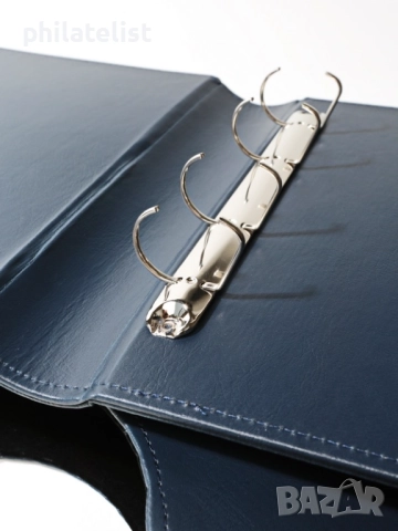 Папка с касета LUX , еко-кожа – OPTIMA стандарт , черен цвят , снимка 12 - Нумизматика и бонистика - 52068158