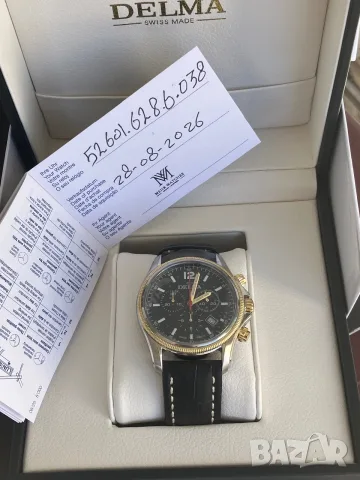 Delma Chronograph San Marino Swiss Made, снимка 9 - Мъжки - 55962348