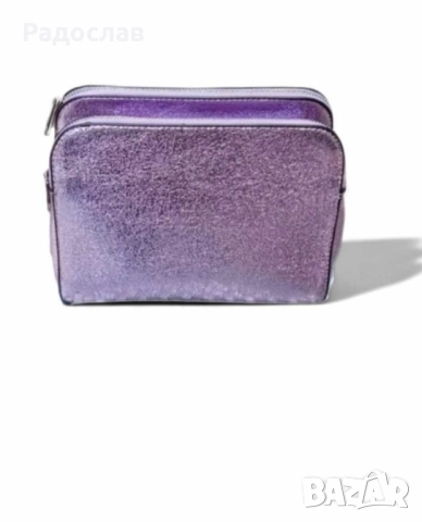 Елегантна дамска чанта за през рамо с 3 отделения с цип и дълга дръжка, снимка 3 - Чанти - 52345441